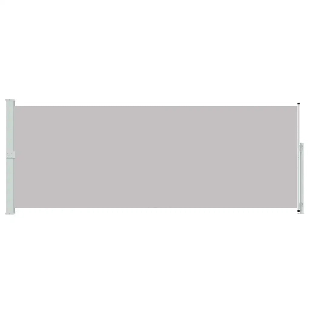 Tenda Laterale Retrattile per Patio 180x514 cm Grigia 313407