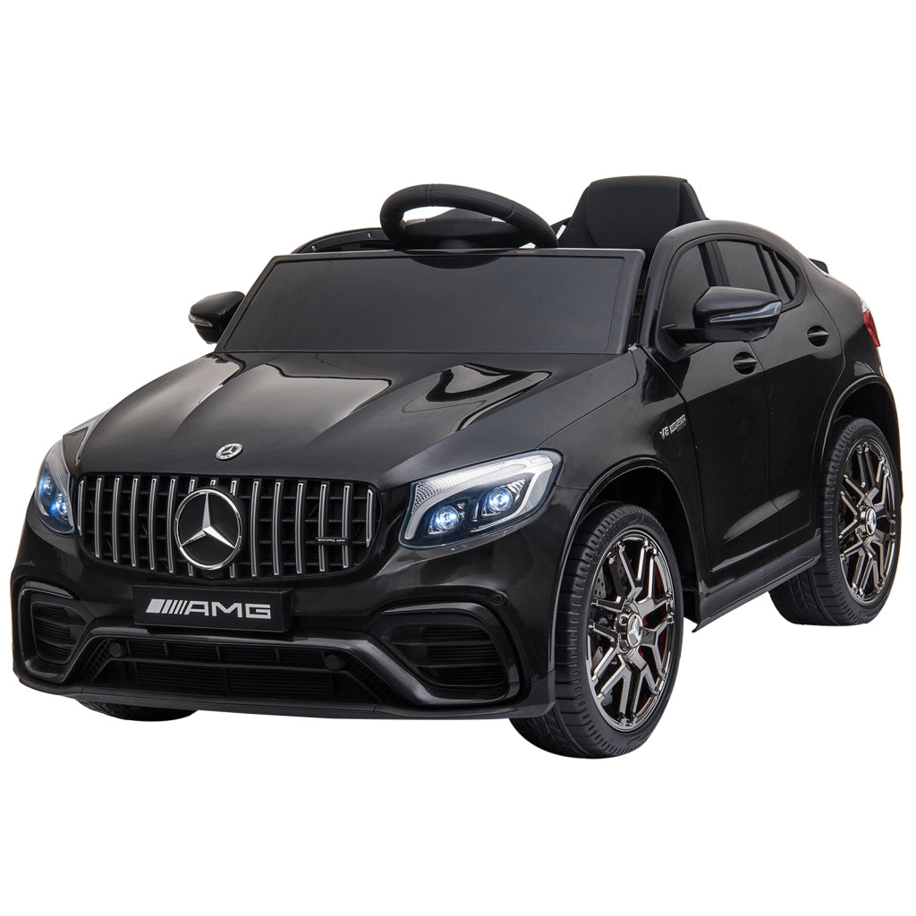 Auto elettrica per bambini ¨C Minimal ¨C Nero, 2 motori, telecomando 2.4G, et¨¤ 3-5 anni