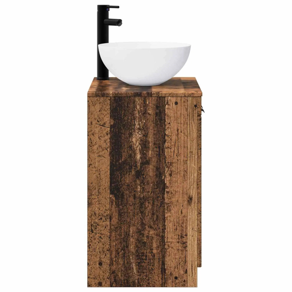 Set di mobili per il bagno Legno antico Legno ingegnerizzato 3404212