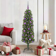 Albero di Natale artificiale con 150 LED Verde 150 cm