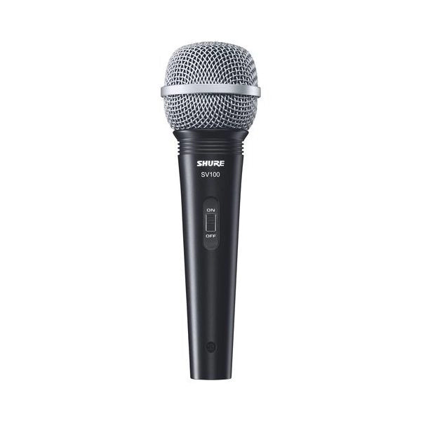 Microfono a filo shure sv100a black e silver - 0042406186834