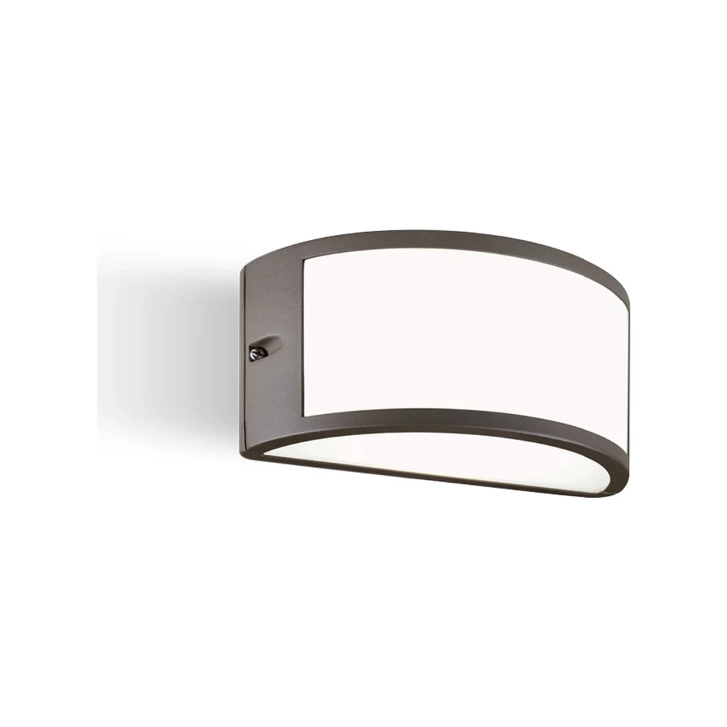 Applique Per Esterni Ed Interni In Alluminio Marrone Led 10 W 700 Lm 3000K Petit