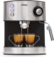 Macchina per espresso 850 W con 20 bar di pressione e contenitore d'acqua rimovibile - Opzione per capsule di caffè e caffè macinato.
