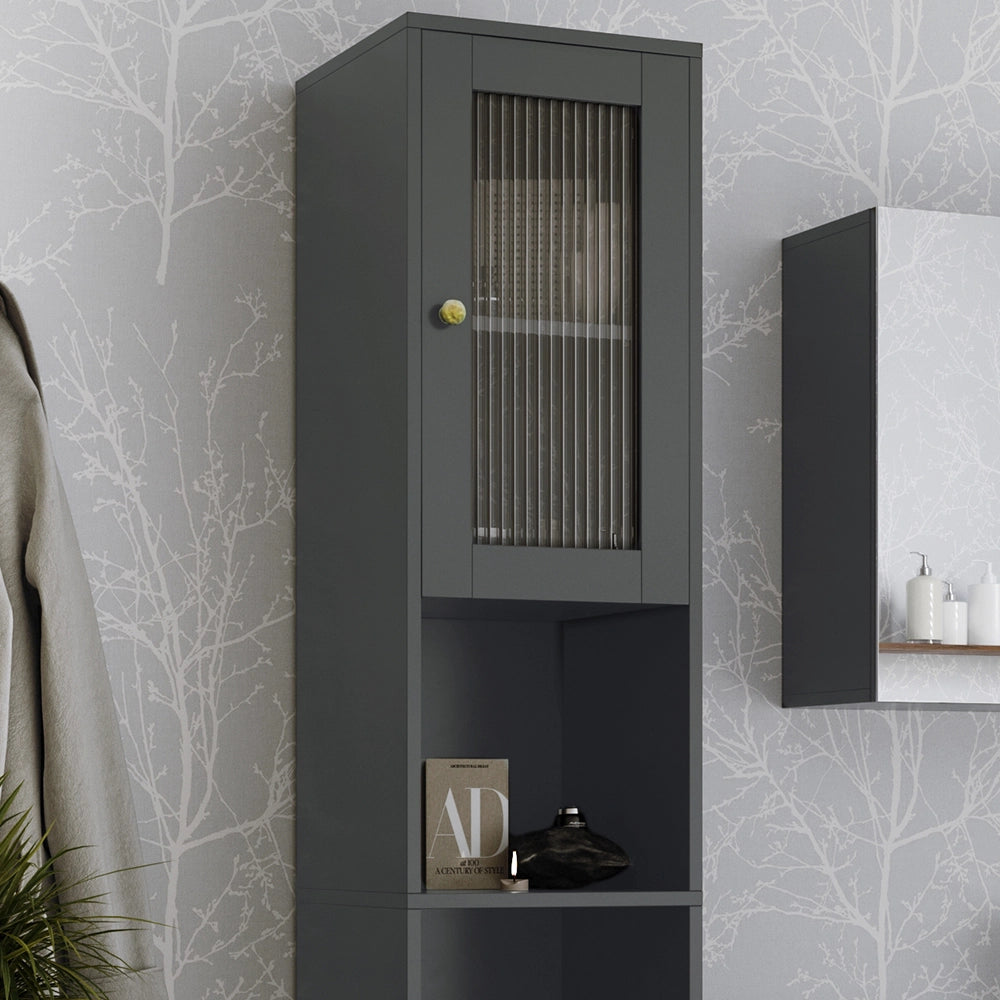 Vicco Armadio per il bagno Grigio 30 x 171.5 cm