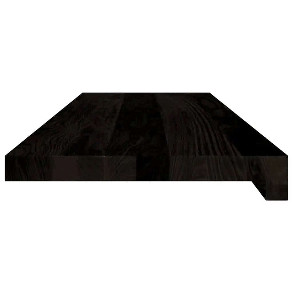 Gradini 12 pz Marrone Scuro 80x30x2 cm Legno Massello Rovere