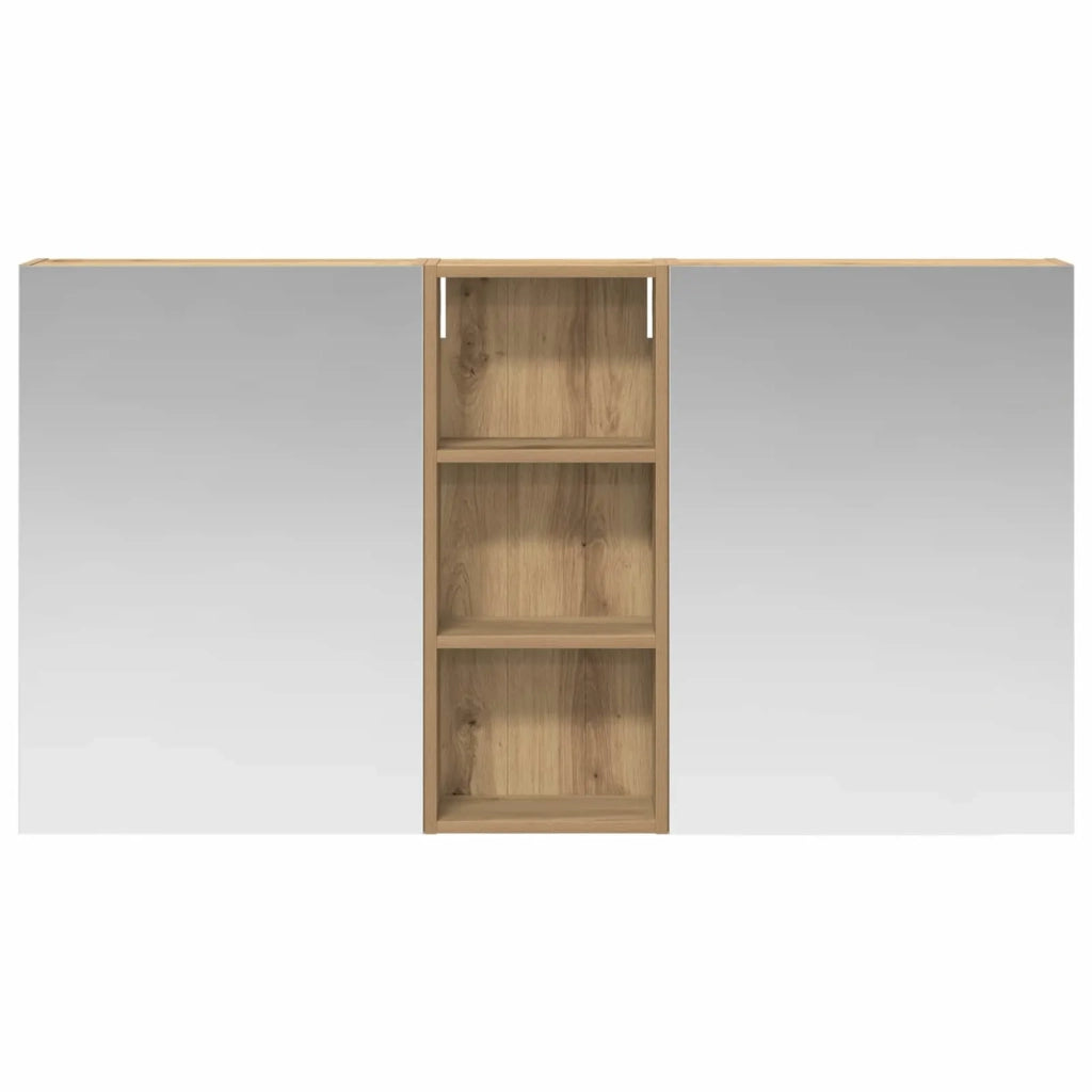 Set di Armadi da Bagno con lo scaffale 3 pcs 130 x 14,5 x 70 cm 3403767