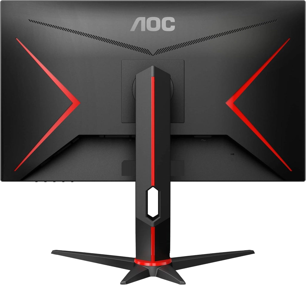 27G2/BK, Display da gioco Full HD da 68.6 cm (27 pollici) (HDMI, DisplayPort, Free-Sync, tempo di reazione 1 ms, 144 Hz, 1920 x 1080), Nero/Rosso