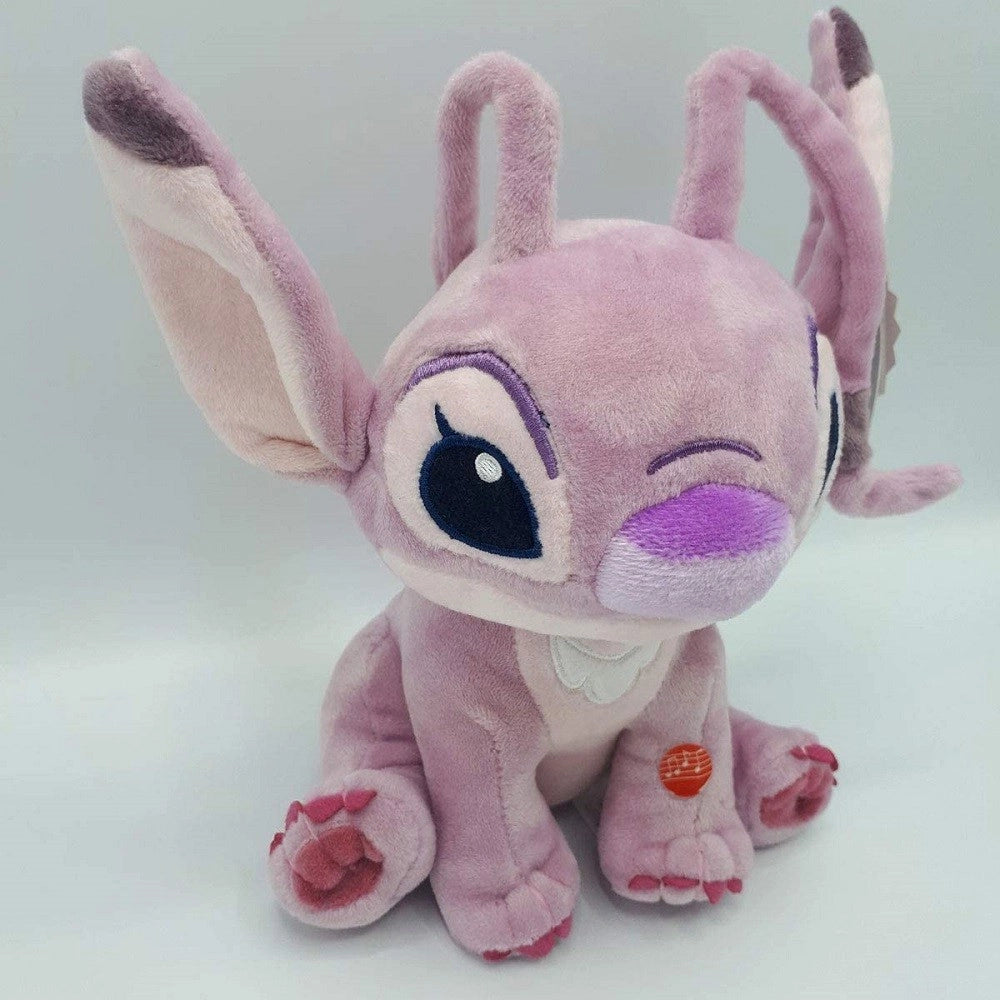 Trade Shop - Aliena Rosa Amica Stitch Peluche Grande 60cm Pupazzo Parlante Bambini Lilo Stich -