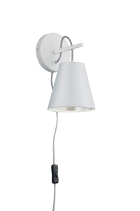 Applique da Esterno  E14 in Metallo Bianco Opaco