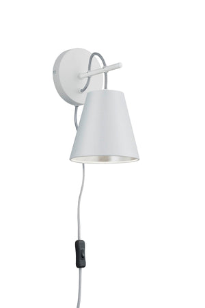 Applique da Esterno  E14 in Metallo Bianco Opaco