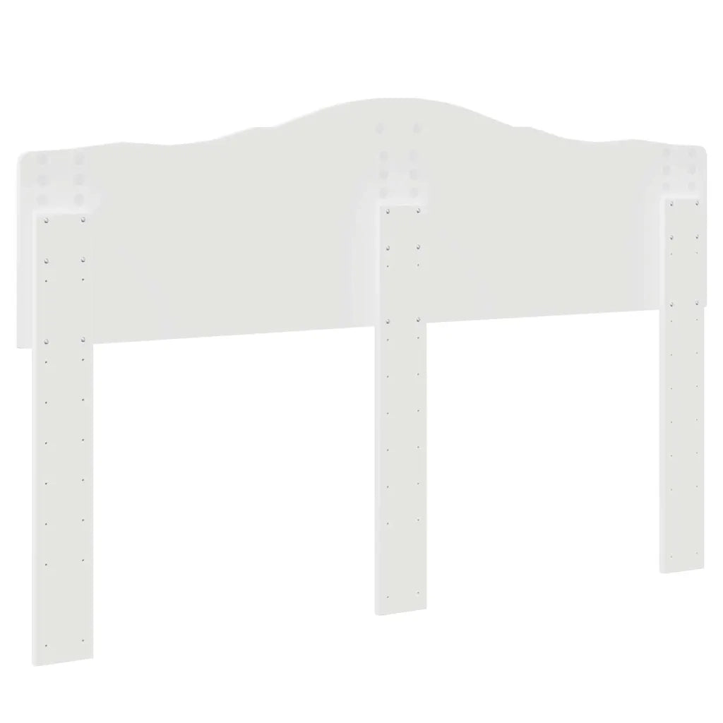 Testiera-Testata-Testiera Decorativa Bianco Lucido 140 cm Legno multistrato 909125