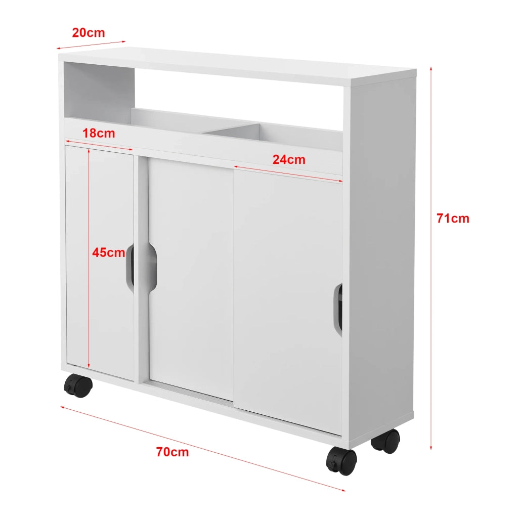 Mobile bagno bianco con ante scorrevoli 03_0007667