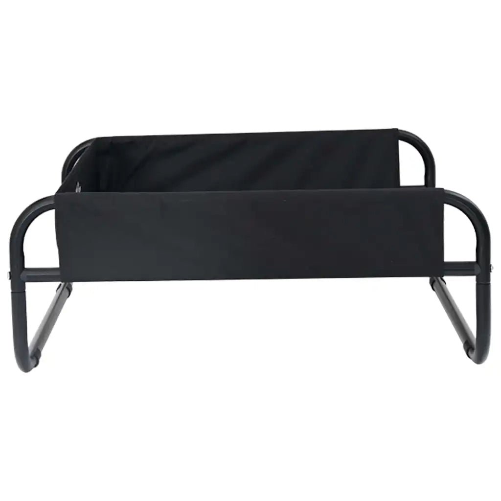 Letto per Cani Nero 75 x 75 x 30 cm Acciaio CFW1088751