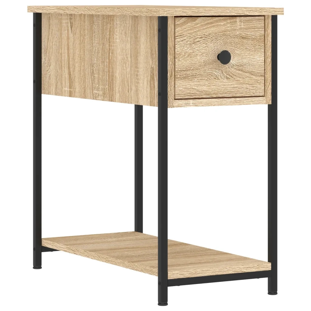 Comodini 2 pz-Set di 2 Tavolino da notte Rovere Sonoma 30x60x60 cm in Legno Multistrato 872019