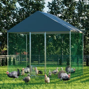 Recinzione per Polli Metallo Inox 3x2x27m Impermeabile Tessuto Oxyford Protezione Polli Prefabbricato Recinzione per Polli