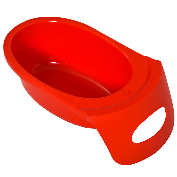 Vasino per Bambini 40x27,5x29,1 cm Macchina con Volante e Vaschetta Rimovibile Rosso
