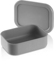 Borsa per Picnic a Mezzo Giorno con Cassetti in Silicone a Pannelli Platinati, Resistenze alle Scalfature, al Calore e alla Gelidità, Impermeabile, Resistenze al Lavastoviglie (grigia)
