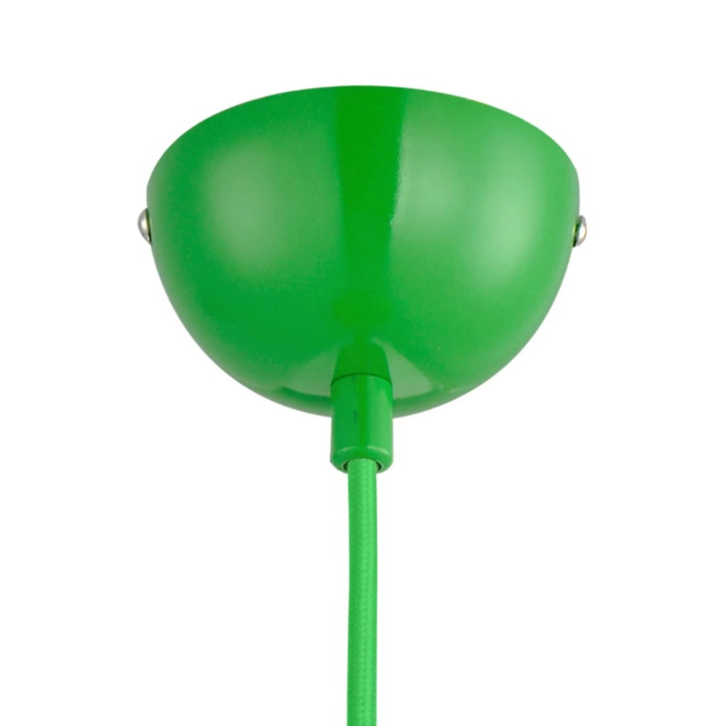 LÚZETE - COLGANTE JOSIE VERDE ACERO