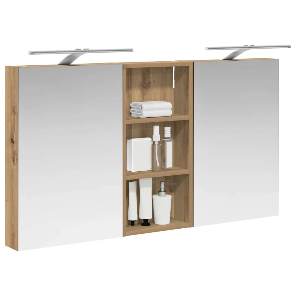 Set di Armadi da Bagno con porta 3 pcs 110 x 10,5 x 60,5 cm 3403727