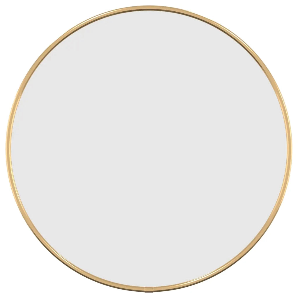 Specchio da Parete Dorato Ã˜ 40 cm Rotondocod mxl 71553
