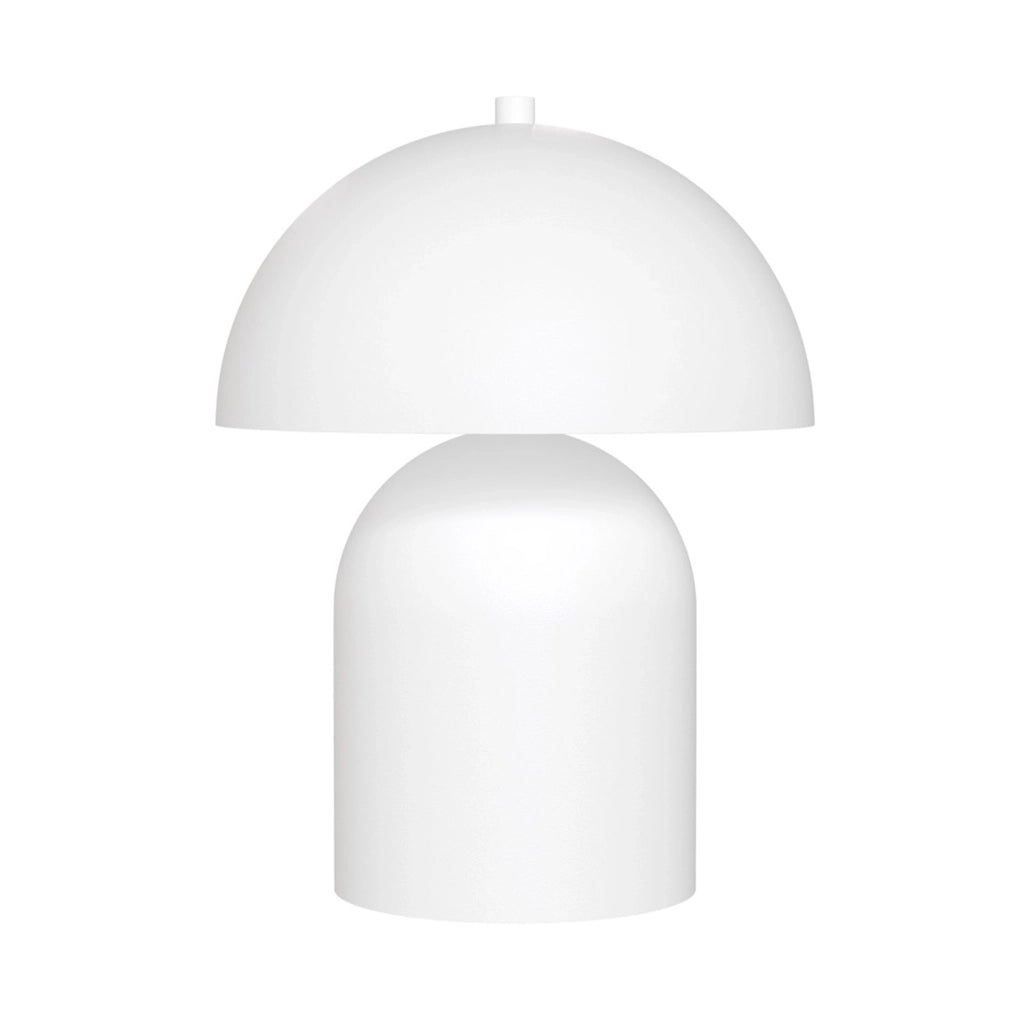 Lampada Da Tavolo Moderna Hera Acciaio Bianco 2 Luci G9 Ip20