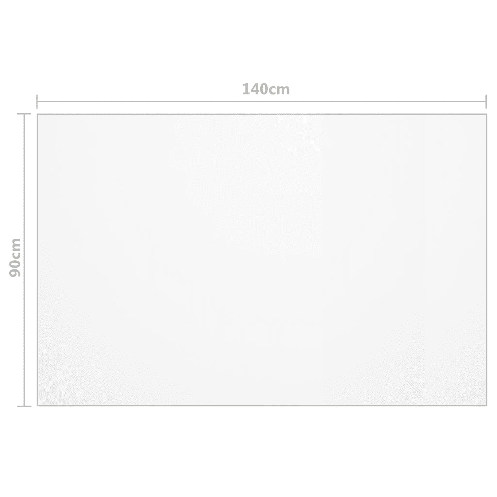 Protezione Tavolo Opaca 140x90 cm 1,6 mm PVC 288266