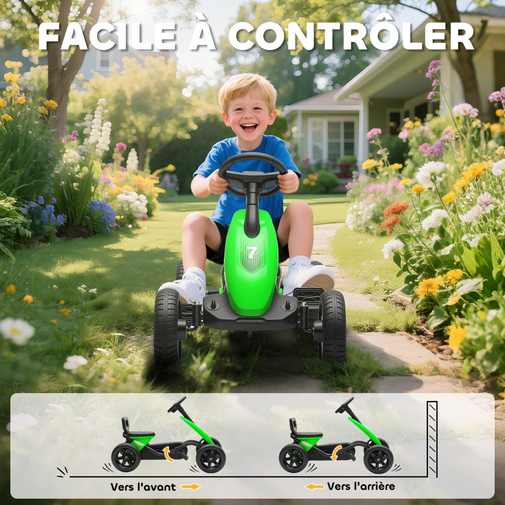 Kart a pedali per bambini ¨C zephmum ¨C verde