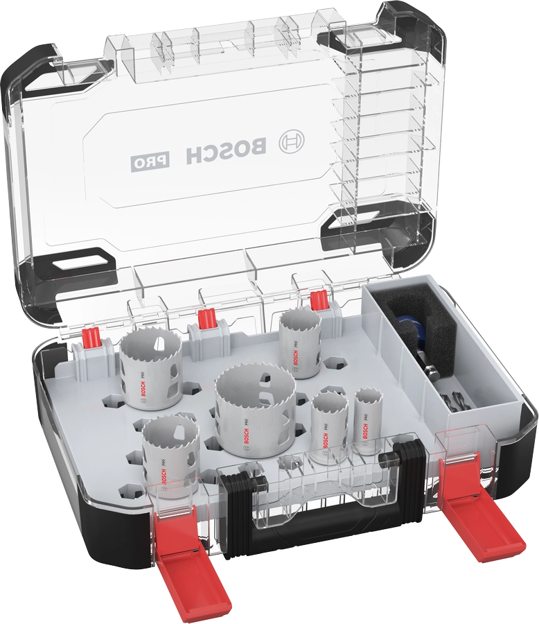 Bosch PRO Multi Material PC Plus – Set Seghe a Tazza (9 pezzi, cod. 2608594428)
