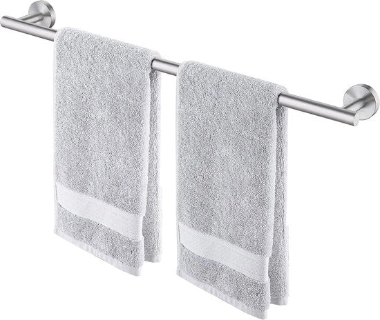 Sostegno per Asciugamani da Parete in Acciaio Inossidabile per Bagno e Cucina - 70CM con Finitura Ruvida