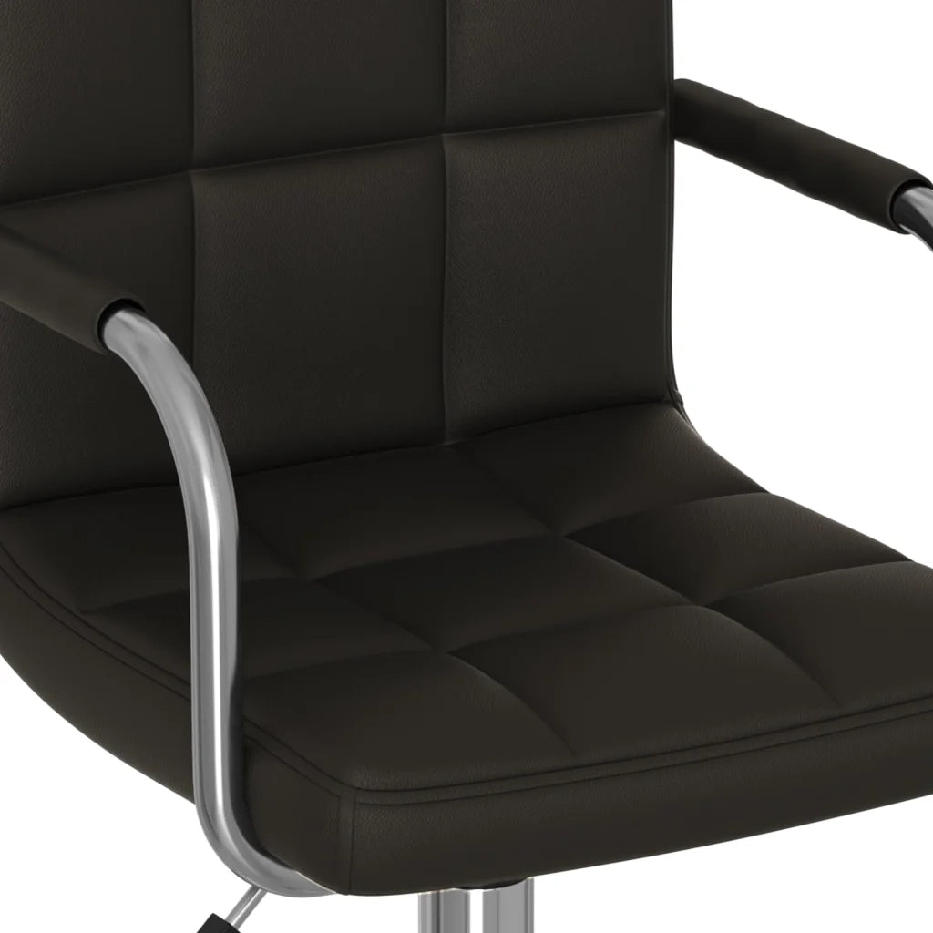 Sedia da Ufficio Girevole Nera in Similpelle cod mxl 55012