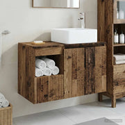 Set di mobili per il bagno 2 pz Legno antico 3404072