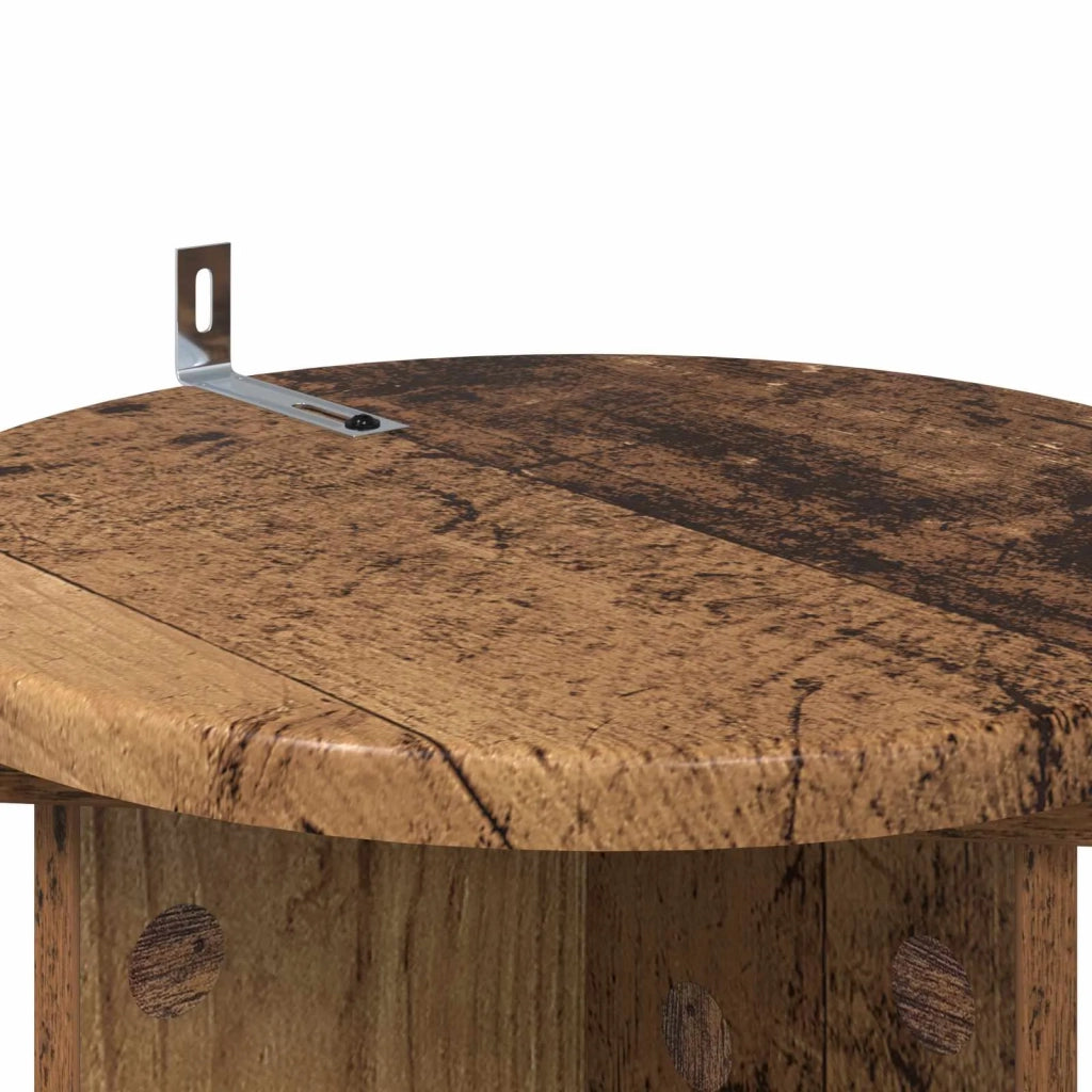 Supporto per piante | Sostegno per piante 2 pz Legno antico 29,5 x 29,5 x 60 cm