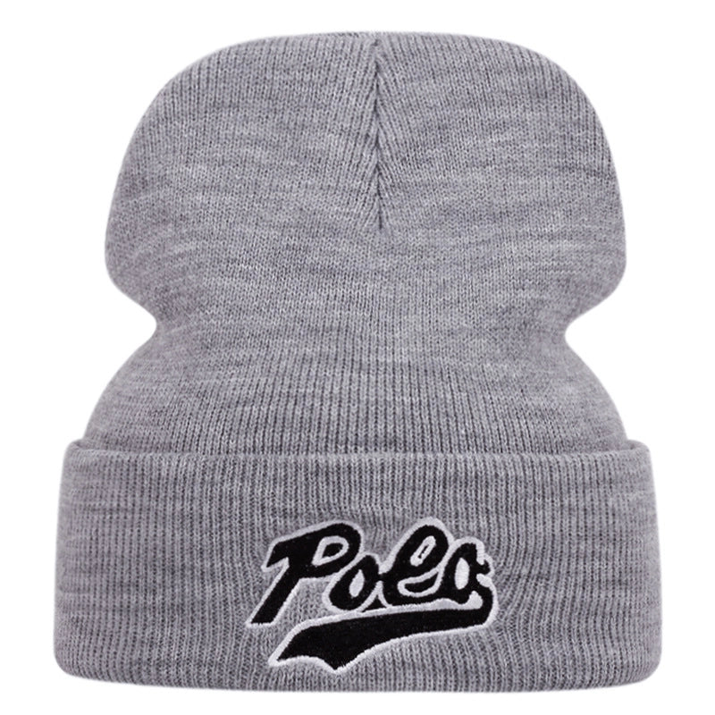 Cappelli ricamati POEA grigi