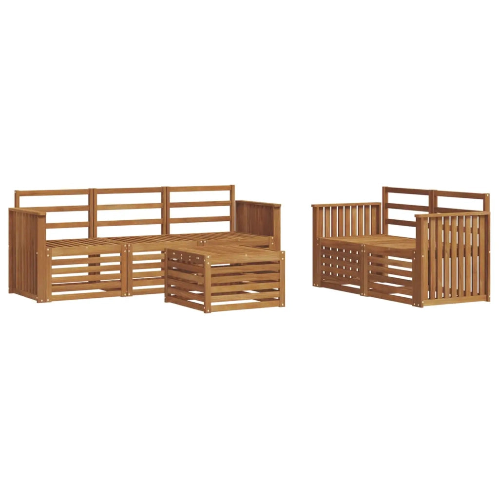 Set divani Legno di Acacia Massello