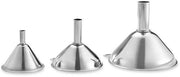 Treccia per cucina in acciaio inossidabile - Set a tre pezzi - Filtro alimentare - Mini treccia - Ideale per liquidi - Resistente alla corrosione