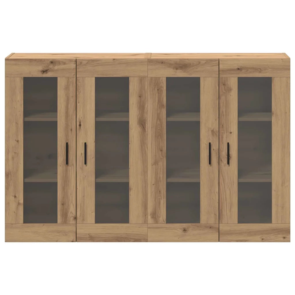 Armadi da Muro 2 pz rovere artigianale 69,5 x 34 x 90 cm CFW5073789