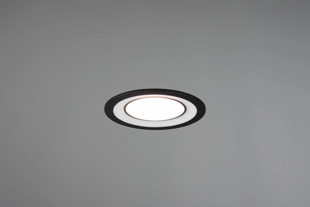 Faretto da incasso Trio CORE nero LED 10W 3000K 1040lm