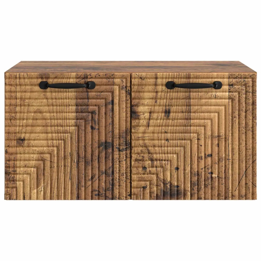 Mobile Porta TV da Muro Legno antico 59,5 x 41 x 30 cm