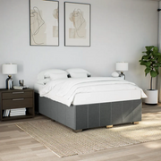 Giroletto senza Materasso Grigio Scuro 160x200 cm Tessuto 3284847