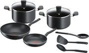 Set da Cucina da 9 Pezzi con Smalto Antitendine e Manopola Ergonomica - Ideale per Piani Cottura a Gas e Elettrici
