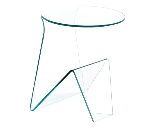 Tavolino Rettangolare in Vetro 45x40x55cm TFT Glass Trasparente