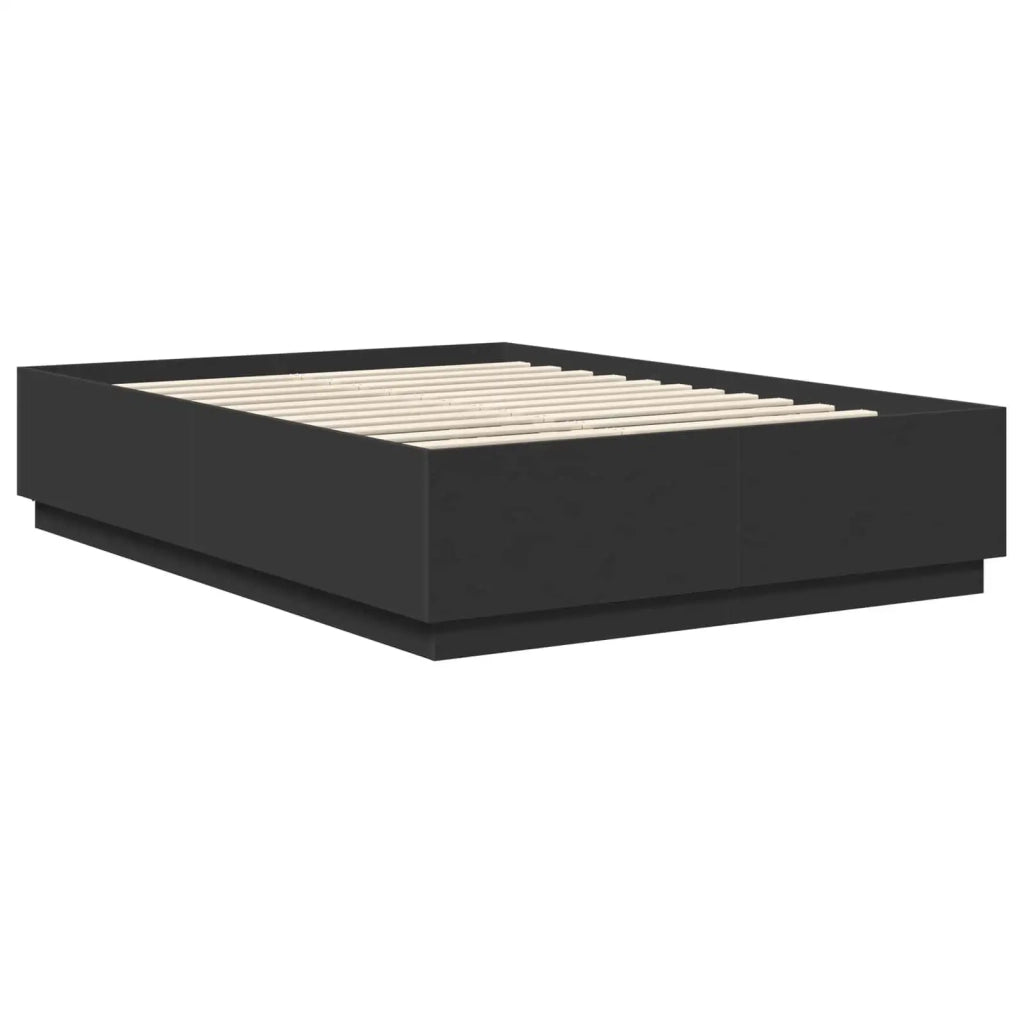 Struttura del letto Nero 150 x 200 cm Legno ingegnerizzato