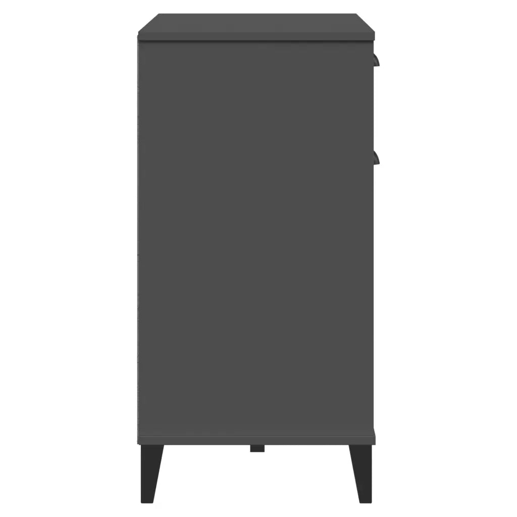 Credenza VIKEN Antracite 80x40x80 cm in Legno Multistrato 374937