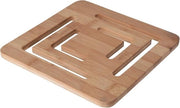 Sostegni di bambù - adatti per cucina e tavolo - 6 pezzi - naturale