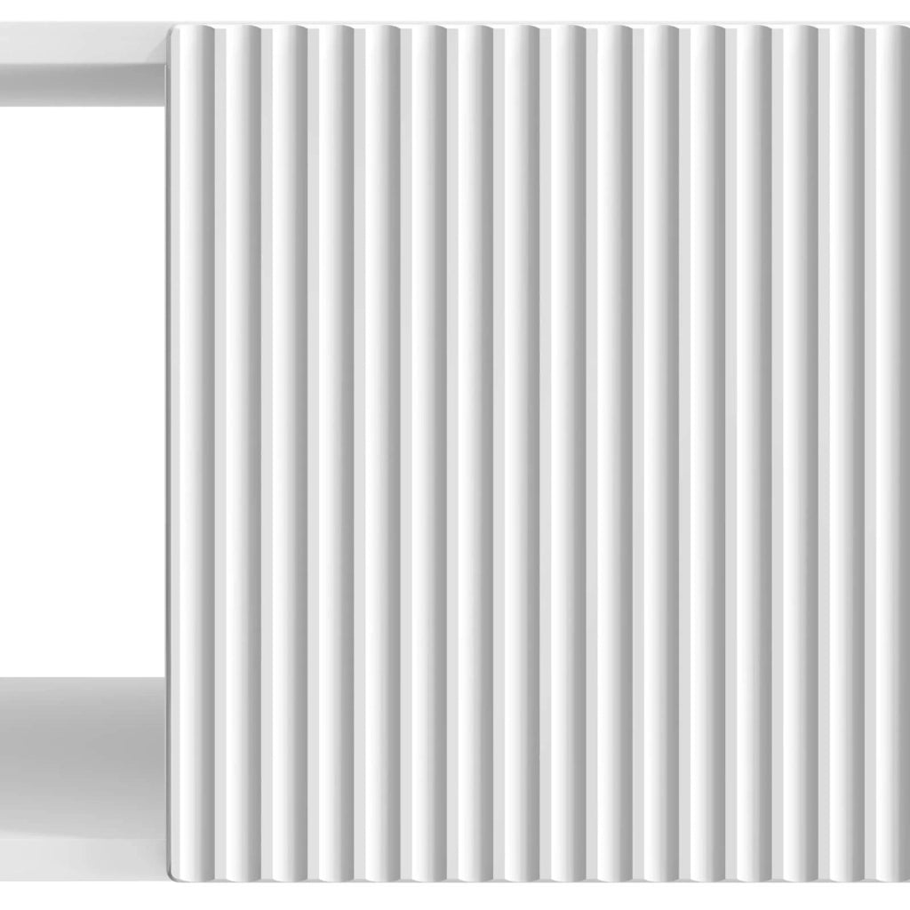 Tavolino da salotto Bianco Lucido 90 x 50 x 40 cm 894729