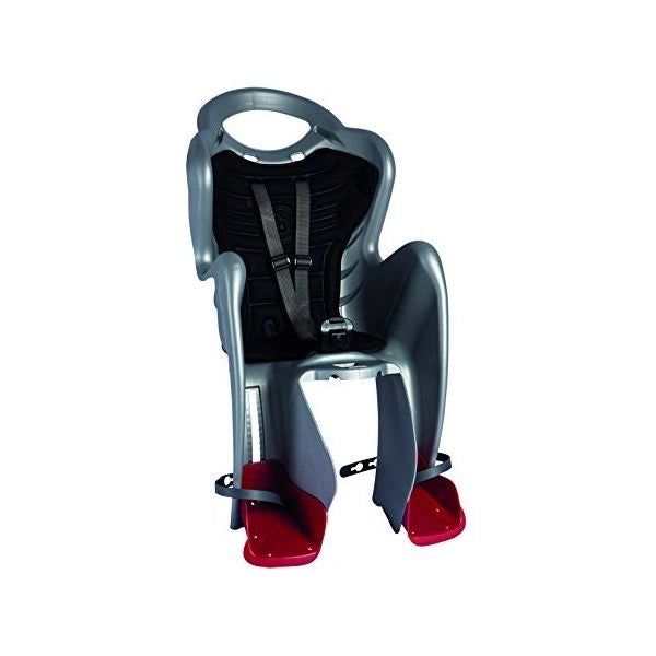Seggiolino bici bellelli 01fx007 portapacchi posteriore mr.fox silver