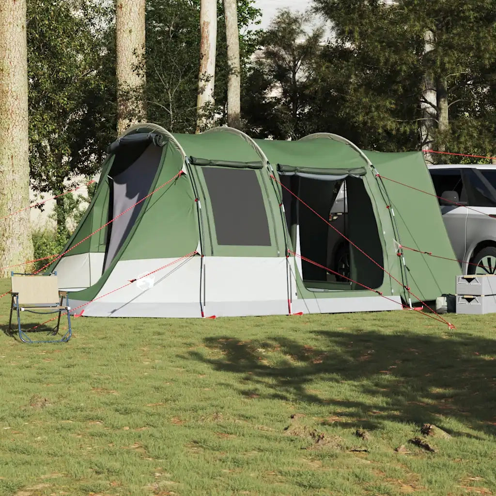 vidaXL Tenda da Campeggio per Auto per 2 Persone Verde Impermeabile