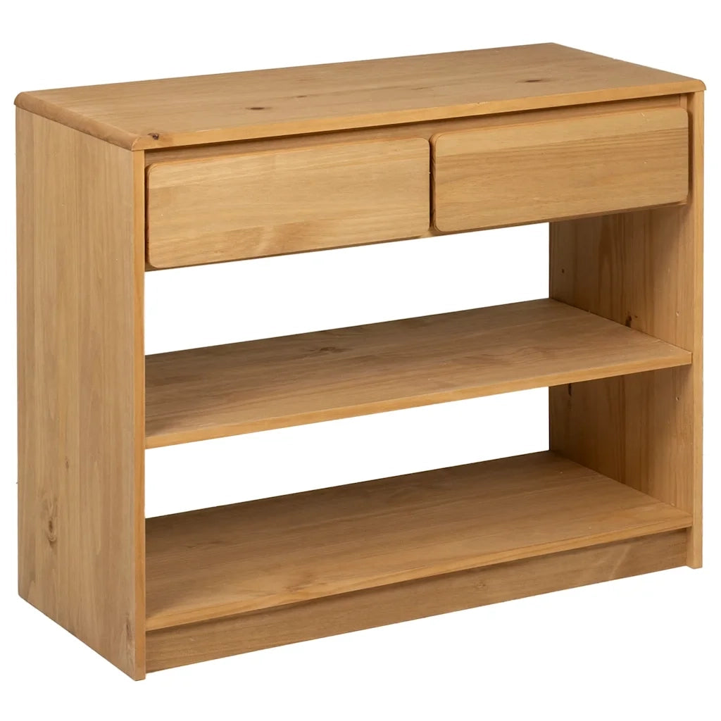 Tavolo Consolle SAUDA Rovere 89,5x36,5x73cm Legno Massello Pino