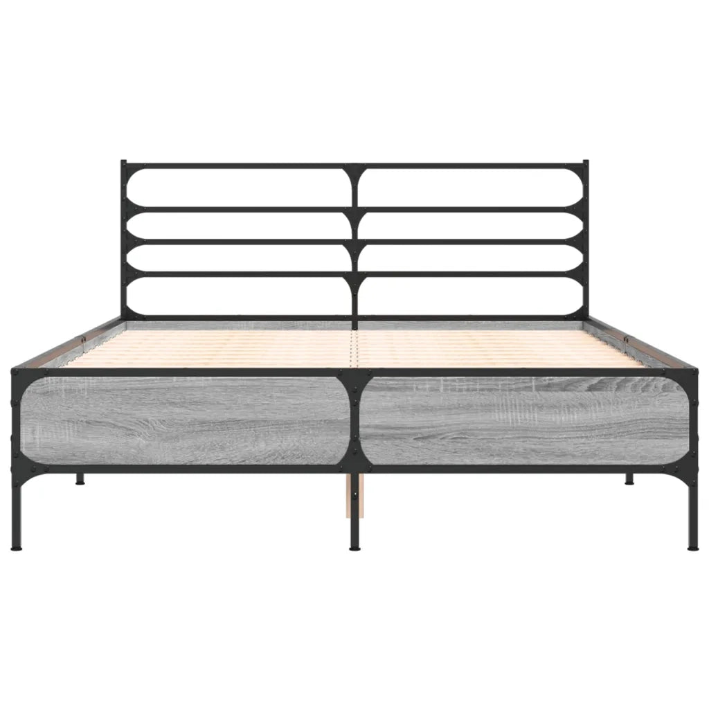 Giroletto Grigio Sonoma 120x200 cm in Legno Multistrato Metallo 3280040