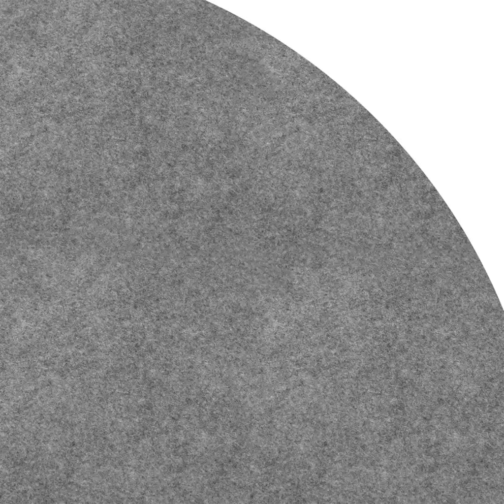 Telo Sotto Piscina Grigio Chiaro Ã˜244 cm Geotessile Poliestere